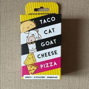 Taco Cat Goat Cheese Pizza Card Game